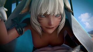 Y'shtola Yorha Cuddlinghump - Nude (InitialA) (Sounds + Upscaled)