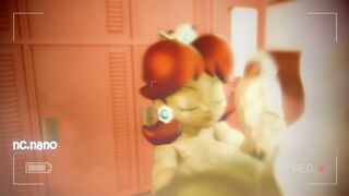 Daisy and Funky Kong Handjob