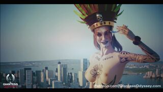 Raven vs Titania - Giantess Odyssey x RedFireD0g Full Crossover
