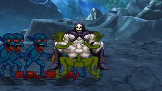 skeletor gets railed by lots of men MUGEN