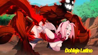 Sakura x Naruto 4 Tails Latin Spanish dubbing