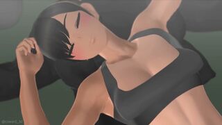 coward3DEngSub My Tomboyish Childhood friend gets taught a lesson for teasing