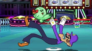 MUGEN: Lady Bow & Vivian fucks Waluigi