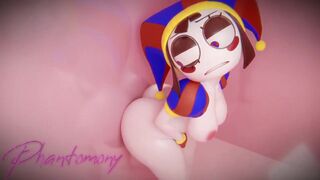 Pomni Standing DoggyStyle Pov