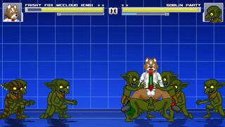 Fox McCloud gets fucked by the Goblin party MUGEN