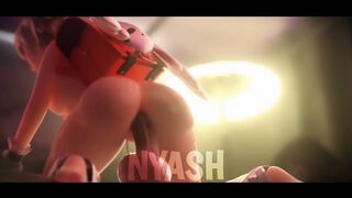• Release: Sunna anal-ridding dildo.