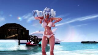 [R18 MMD] Haku Yowane modified version Dance [GETCHA!]