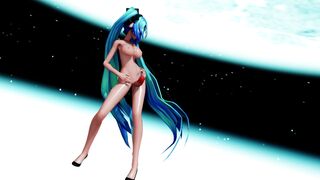 [Ray-Mmd 4K R-18] Aoa- Еxcuse Me [Miku Futanari] ( MOTION CAMERA WAV DL )