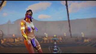 Oasis desert camp