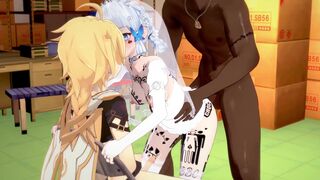 [QOS NTR] Genshin Impact - Kamisato Ayaka & Nilou