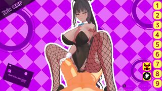 【MMD R-18】Beep Block Fuckway 【Karin Bunny】