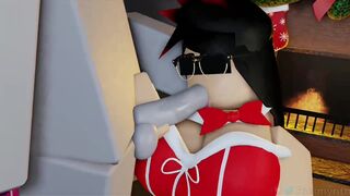 Iris blowjob Christmas