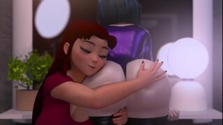 Raven and Starfire