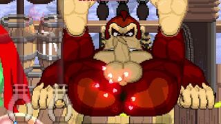 Hachishakusama's Stallion mating pressing Donkey Kong