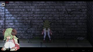 Cutscenes in the game Priestess Lust.