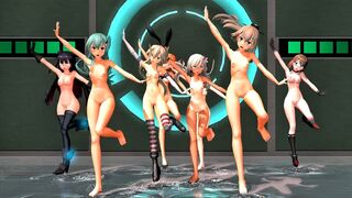 Shimakaze & Fleet Girls - Drop Pop Candy [MMD R18] Kokoiti