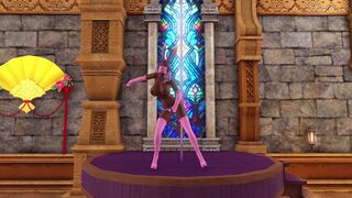 Neicora's Short Striptease