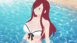 Futa Erza and Lucy - [Odiku]