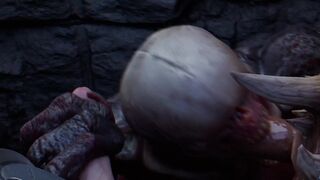 Hell Knight cum in mouth (Dasharky3D)