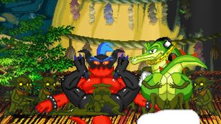 MUGEN Request#138: Goblin Party X Vector The Crocodile & Zavok The Zeti
