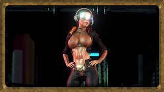 Cunning bitch Lara Croft quickly adapted after being thrown into future