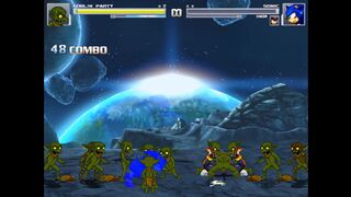 Sonic and Shadow get ambushed by the goblin party