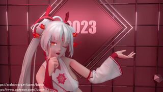 [Onmyoji Arena MMD] Shiranui - Togen love song dance (R18)