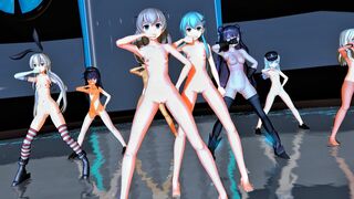 Shimakaze & Fleet Girls - Panda Hero [MMD R18] Kokoiti