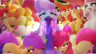 Cumpilation Scootaloo, Apple Bloom and Sweetie Belle