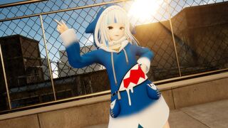 【R-18 MMD】 Gawr Gura - Bibbidiba - Hoshimachi Suisei