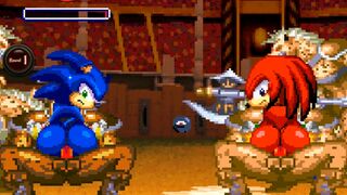 MUGEN Request#152: Gnoll Raid Fucks Sonic & Knuckles