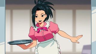 Momo in Restroom