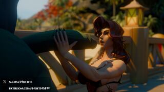 Black Widow Tries to Calm the Hulk (NoitNS)