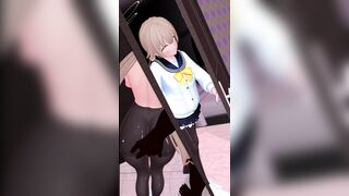 Sex through the door with Hifumi remake