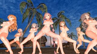 Shimakaze & Fleet Girls - Gentleman [MMD R18] omankotarou