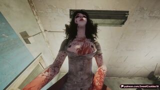 Two Guys Trapped and Roughly Fucked by Zombie Ghost Girls in Abandoned Hospital