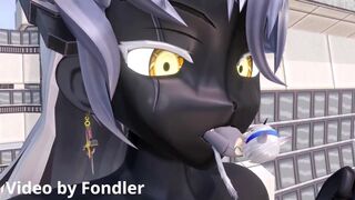 Oral vore by fondler