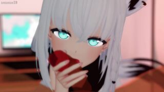 Shirakami Fubuki_Hololive [Zuzuzu3D]