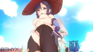 Mona thighjob with Venti