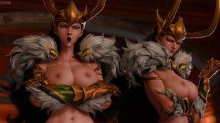 Lady Loki treats a guest『Vileclipse』