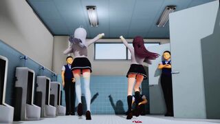 【MMD】『Bubblin'』(バブリン) - Yuki & Alya strip dance