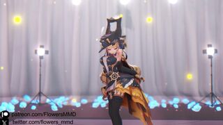 [Genshin MMD] (Navia) Kara - Cupid dance (R18)