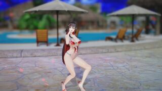 [Aether Gazer MMD] (Lingguan) Brown Eyed Girls - Abracadabra dance (R18)