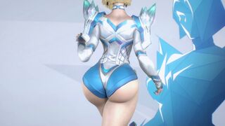 Sexy Walk Animation [Emma Frost] [Downloads in Description]