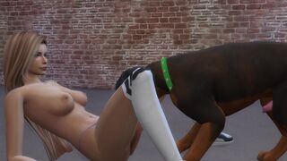 Canine Desires : ( quicky ) Chrissy urban explorer pt.2