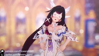 (Genshin MMD](Columbina) SUNMI - 'Heart Burn' dance (R18)