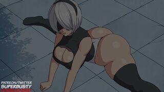 Yorha 2B Animation Smooth