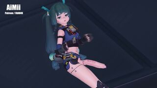 【FUTA】QingYi Futanari Dance 「Dirty work」【ふたなり青衣】【Zenless Zone Zero】