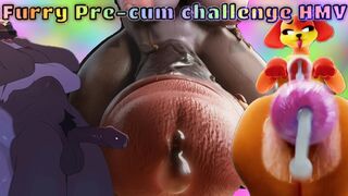 Furry Pre-cum challenge HMV