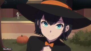 Mavis' first human halloween party